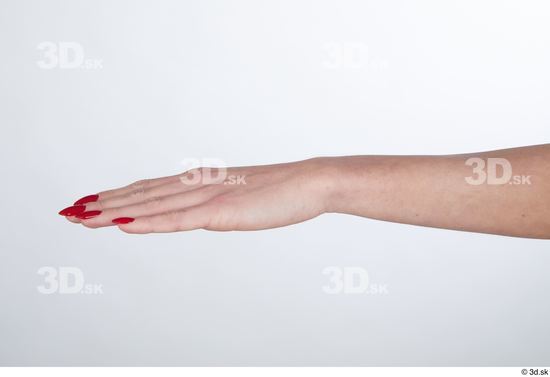 Woman White Slim Female Studio Poses