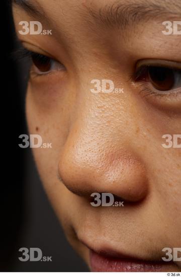 Face Nose Skin Woman Asian Slim Studio photo references