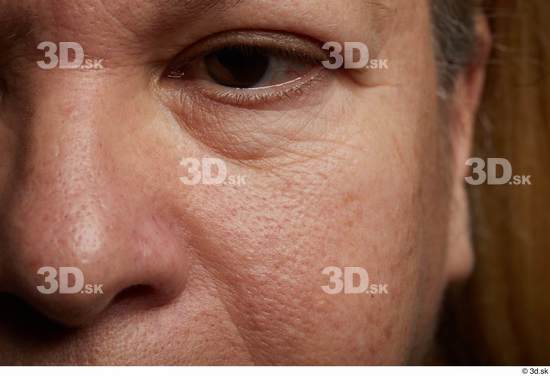 Eye Face Cheek Skin Woman Chubby Wrinkles Studio photo references