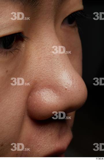 Face Nose Skin Woman Asian Slim Studio photo references