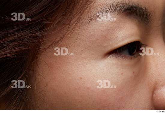 Eye Face Cheek Skin Woman Asian Slim Studio photo references