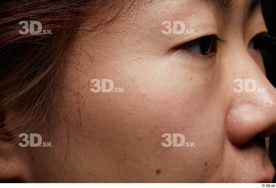 Eye Face Nose Cheek Skin Woman Asian Slim Studio photo references