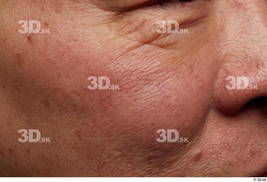 Face Cheek Skin Man Asian Chubby Wrinkles Studio photo references