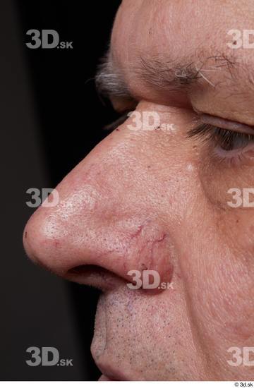 Face Nose Skin Man White Slim Wrinkles Studio photo references