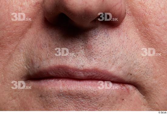 Face Mouth Skin Man White Slim Wrinkles Studio photo references