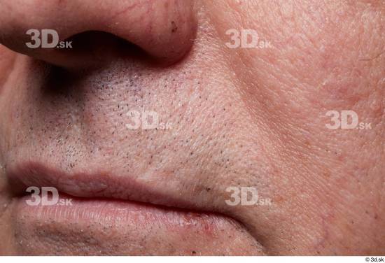 Face Mouth Skin Man White Slim Wrinkles Studio photo references