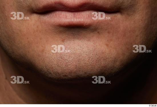 Face Mouth Skin Man White Slim Studio photo references