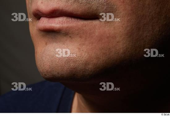 Face Mouth Skin Man White Slim Studio photo references