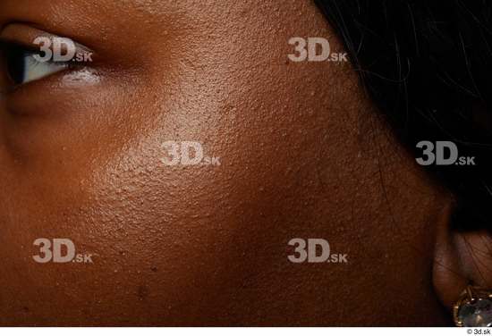 Face Cheek Hair Skin Woman Black Slim Studio photo references