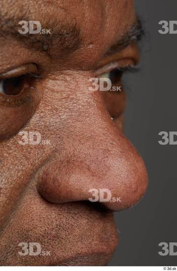 Face Nose Skin Man Black Slim Wrinkles Studio photo references