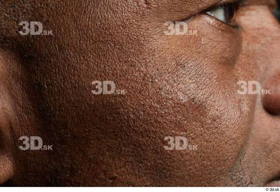 Eye Face Cheek Skin Man Black Slim Wrinkles Studio photo references