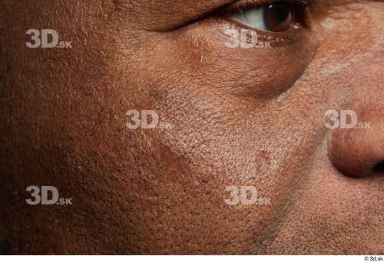 Eye Face Cheek Skin Man Black Slim Wrinkles Studio photo references