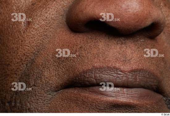 Face Mouth Nose Skin Man Black Slim Wrinkles Studio photo references