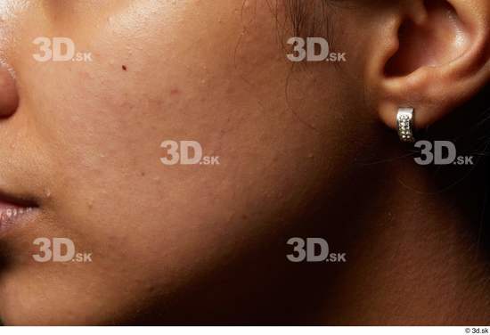 Face Cheek Ear Skin Woman Slim Studio photo references