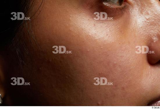 Face Cheek Skin Woman Slim Studio photo references