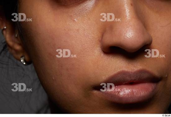 Face Mouth Nose Cheek Skin Woman Slim Studio photo references