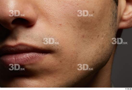 Face Mouth Nose Cheek Skin Man Slim Studio photo references