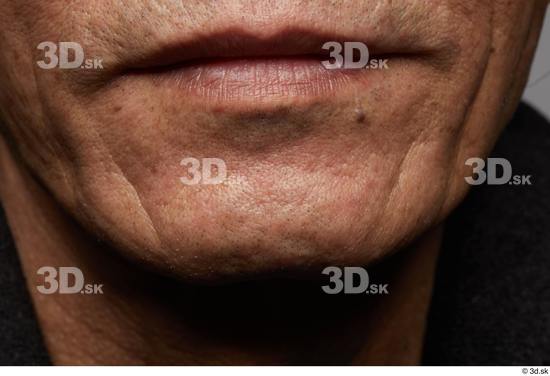 Face Mouth Man Asian Slim Wrinkles Studio photo references