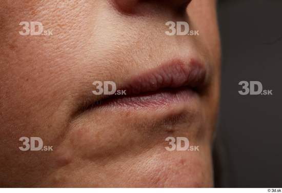 Face Mouth Skin Woman Slim Studio photo references