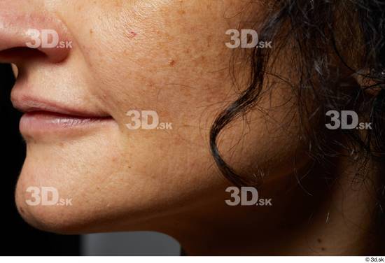 Face Mouth Cheek Hair Skin Woman Slim Studio photo references