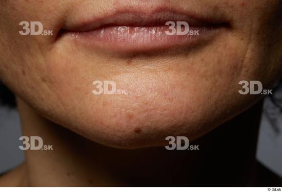 Face Mouth Skin Woman Slim Studio photo references