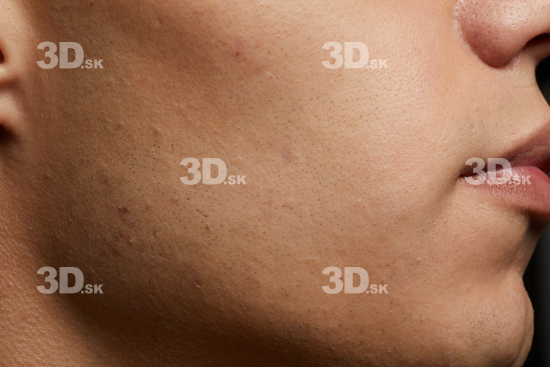 Face Cheek Skin Man Slim Studio photo references