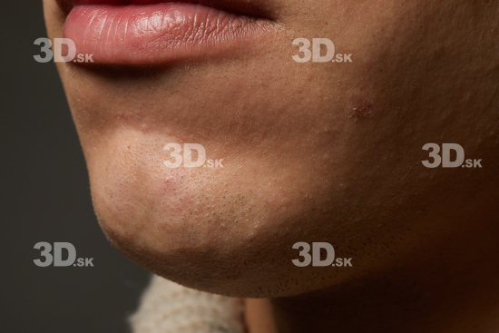 Face Mouth Skin Man Slim Studio photo references