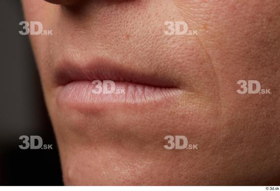 Face Mouth Skin Woman Slim Wrinkles Studio photo references