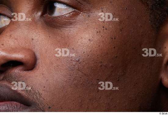 Eye Face Cheek Skin Man Black Slim Studio photo references