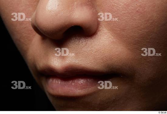 Face Mouth Nose Skin Woman Asian Slim Studio photo references