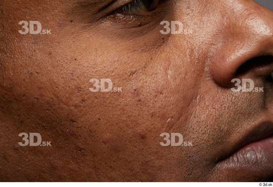 Face Nose Cheek Skin Man Black Slim Studio photo references