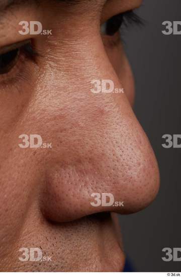 Face Nose Skin Man Asian Slim Studio photo references