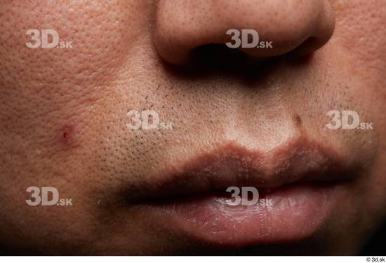 Face Mouth Nose Skin Man Asian Slim Studio photo references