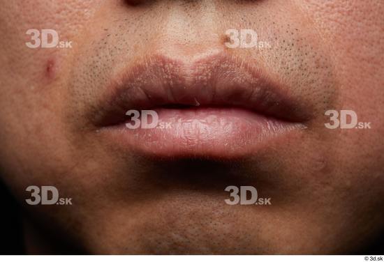 Face Mouth Skin Man Asian Slim Studio photo references