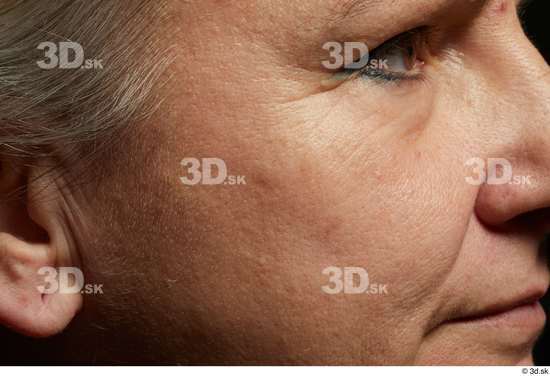 Eye Face Cheek Ear Hair Skin Woman White Chubby Wrinkles Studio photo references