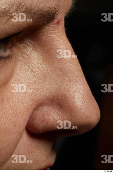 Face Nose Skin Woman White Chubby Wrinkles Studio photo references