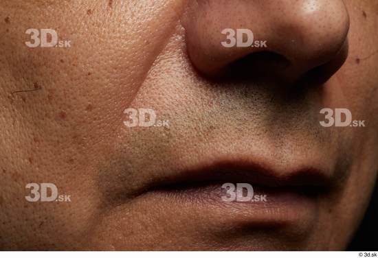 Face Mouth Nose Cheek Skin Man Slim Wrinkles Studio photo references