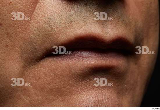 Face Mouth Skin Man Slim Wrinkles Studio photo references