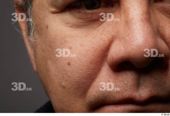 Face Mouth Nose Cheek Skin Man Chubby Wrinkles Studio photo references