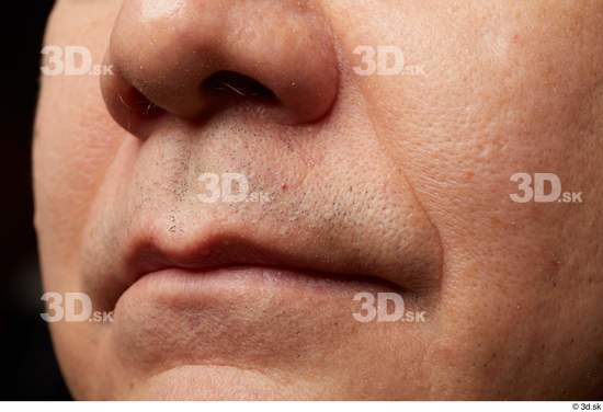 Face Mouth Nose Skin Man Chubby Wrinkles Studio photo references