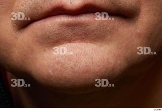 Face Mouth Skin Man Chubby Wrinkles Studio photo references