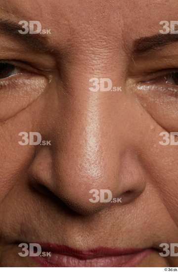 Face Nose Skin Woman Chubby Wrinkles Studio photo references