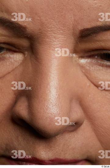 Face Nose Skin Woman Chubby Wrinkles Studio photo references