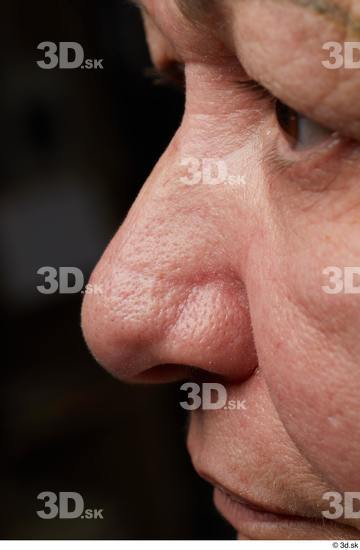 Nose Skin Woman Chubby Wrinkles Studio photo references