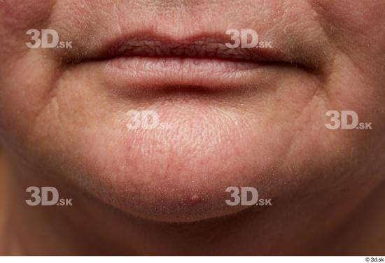 Mouth Skin Woman Chubby Wrinkles Studio photo references