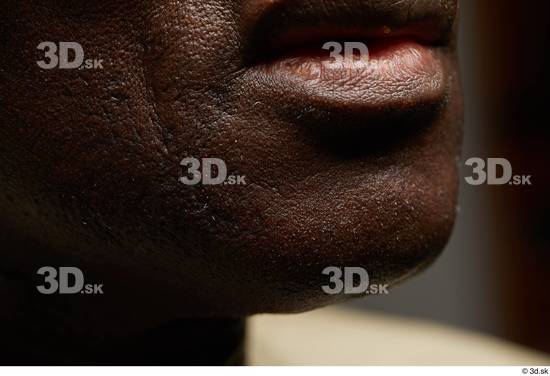 Face Mouth Skin Man Black Slim Studio photo references