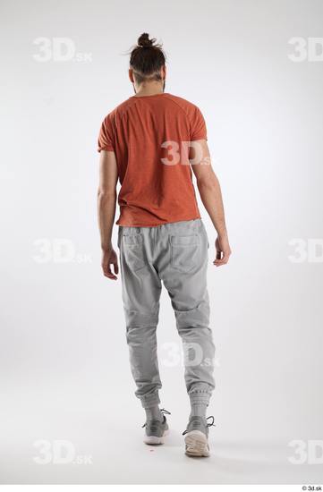 Man White Slim Male Studio Poses