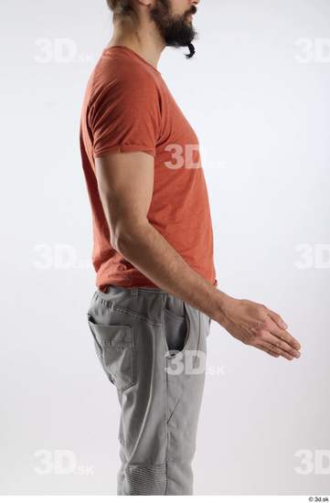 Man White Slim Male Studio Poses