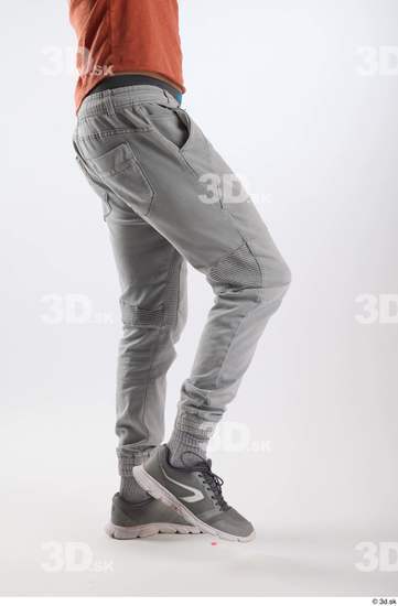 Man White Slim Male Studio Poses