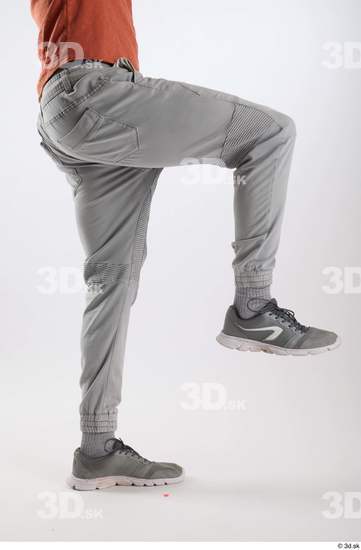 Man White Slim Male Studio Poses